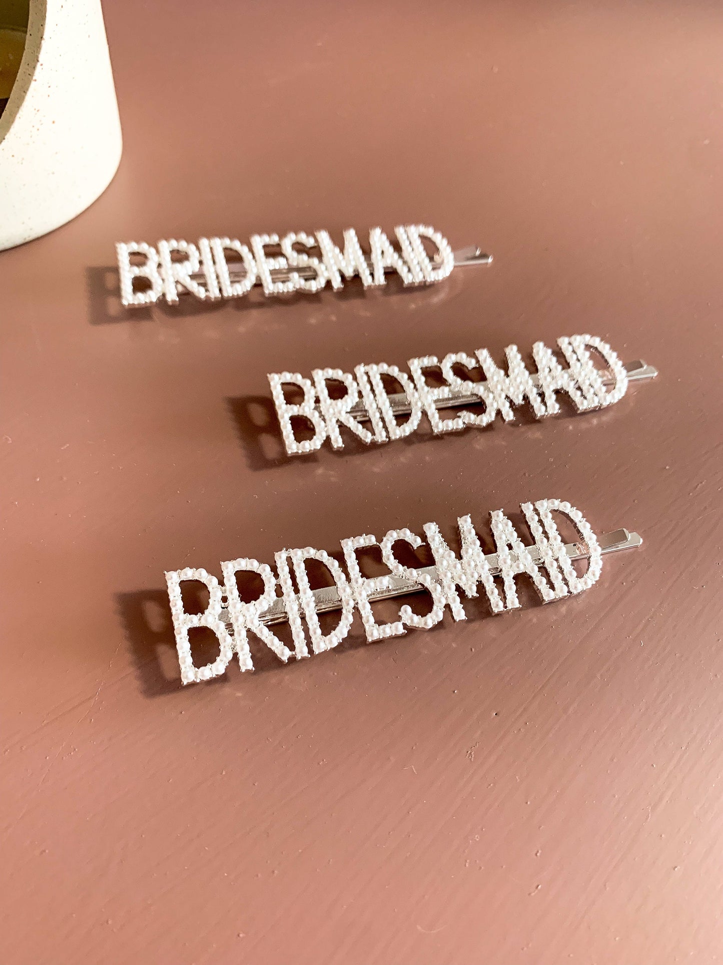 Pearl BRIDESMAID hair clip