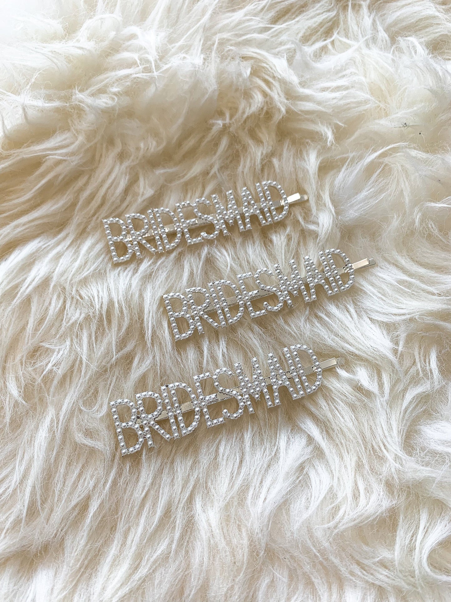 Pearl BRIDESMAID hair clip